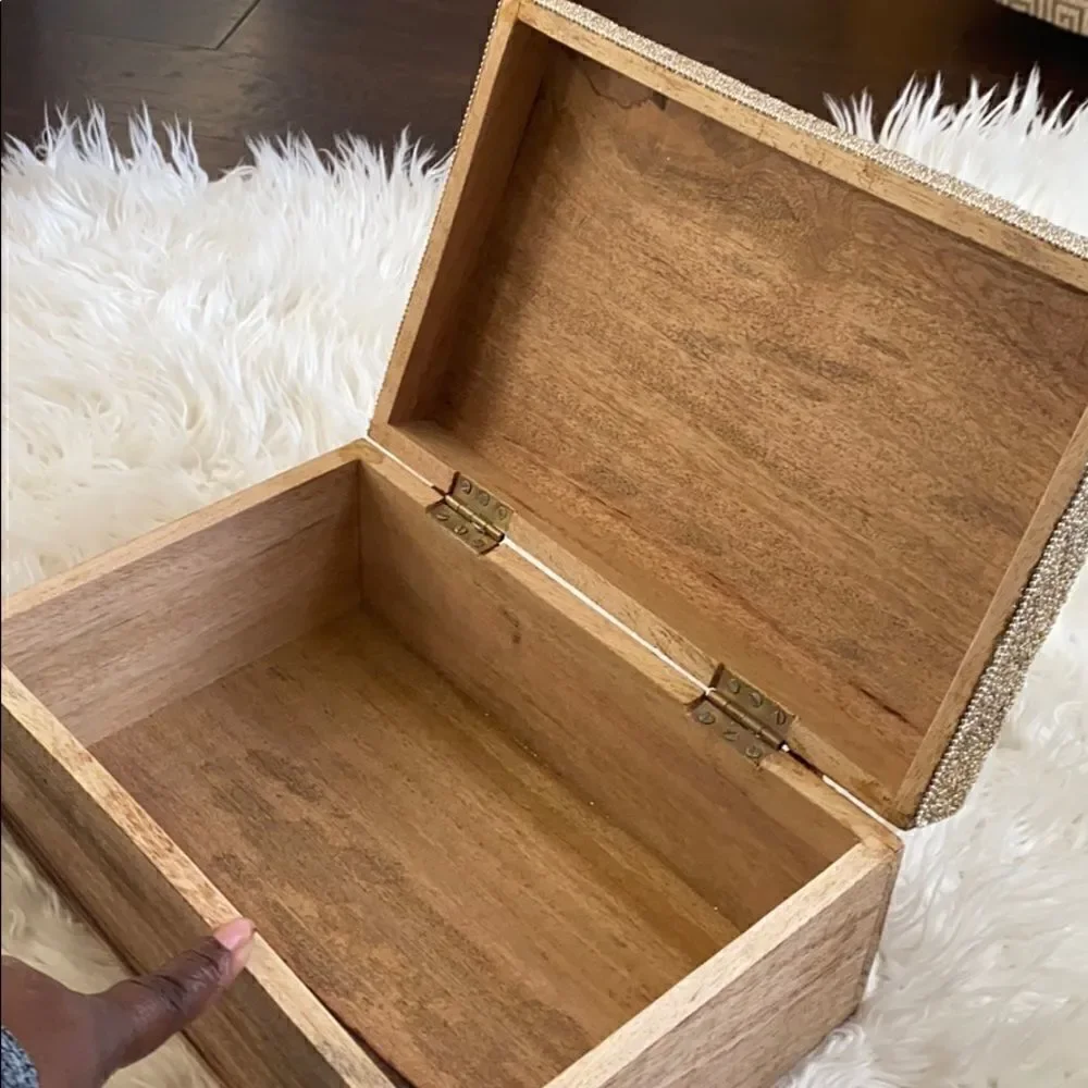 Pier 1 Glam Wooden Box